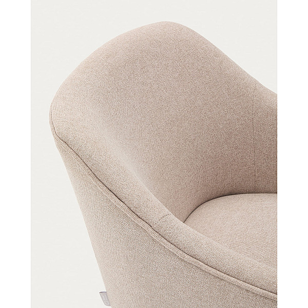 Кресло La Forma Bobly S33010AU12 Бежевый ткань-7
