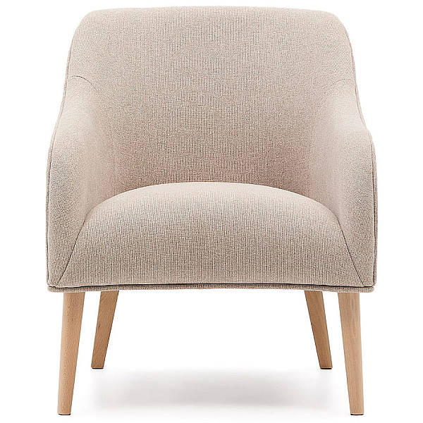 Кресло La Forma Bobly S33010AU12 Бежевый ткань-1