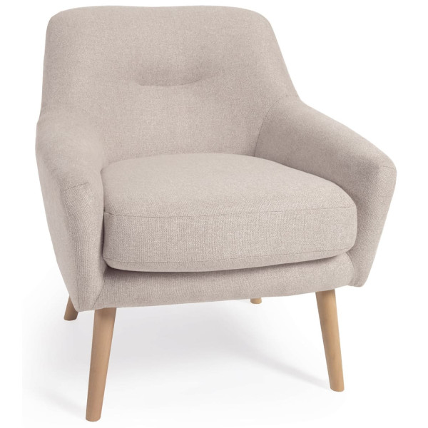 Крісло La Forma CANDELA S808_10_SO12 Бежева тканина синель-2