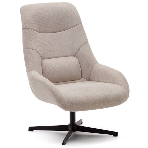 Кресло поворотное La Forma CELIDA S0900008BF12 Бежевый ткань синель-2