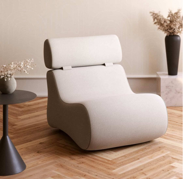 Кресло La Forma CLUB S442VA12 Бежевый-0