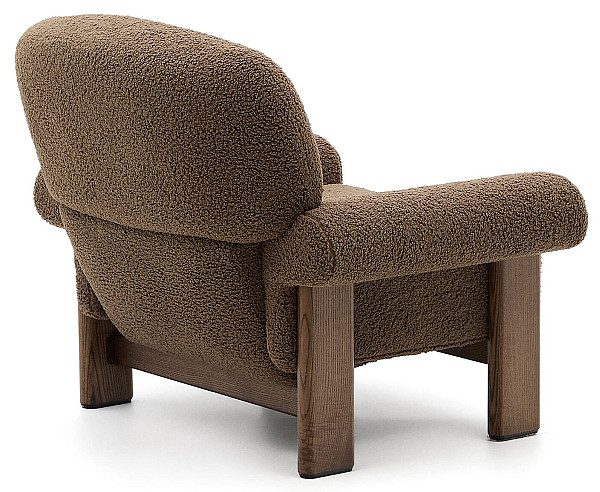 Крісло La Forma Cabana S0900091GL85 Темно-коричневий тканина-6