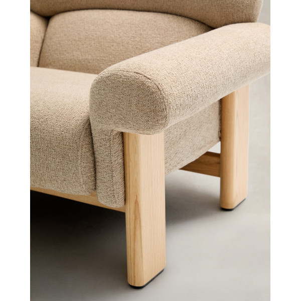 Крісло La Forma Cabana S0900092NI12 Бежевий тканина-8