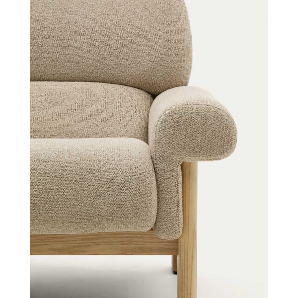 Крісло La Forma Cabana S0900092NI12 Бежевий тканина-9