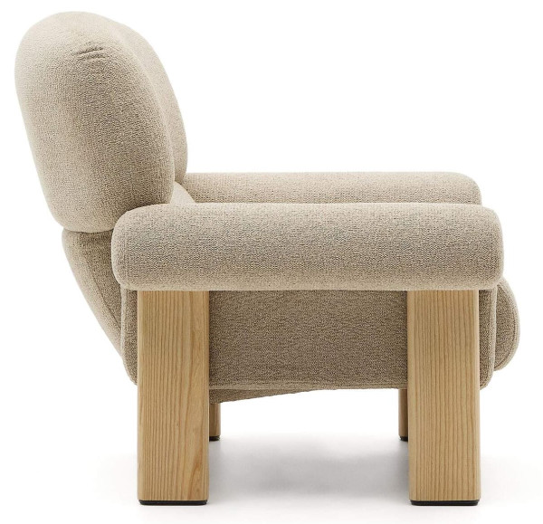 Крісло La Forma Cabana S0900092NI12 Бежевий тканина-5