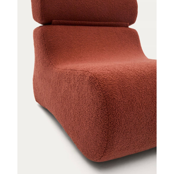 Кресло La Forma Club S44210HI59 Терракотовый-8