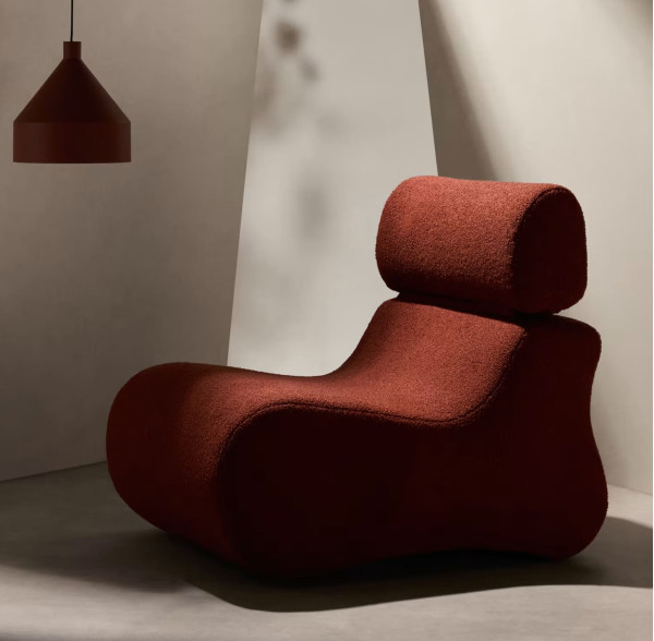 Кресло La Forma Club S44210HI59 Терракотовый-0