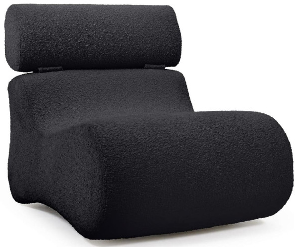 Крісло La Forma Club S442J01 Чорний букле-3