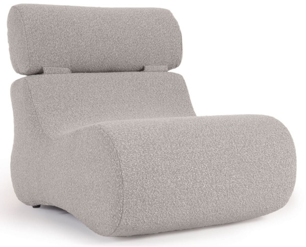 Кресло La Forma Club S442J14 Светло-серый букле-2