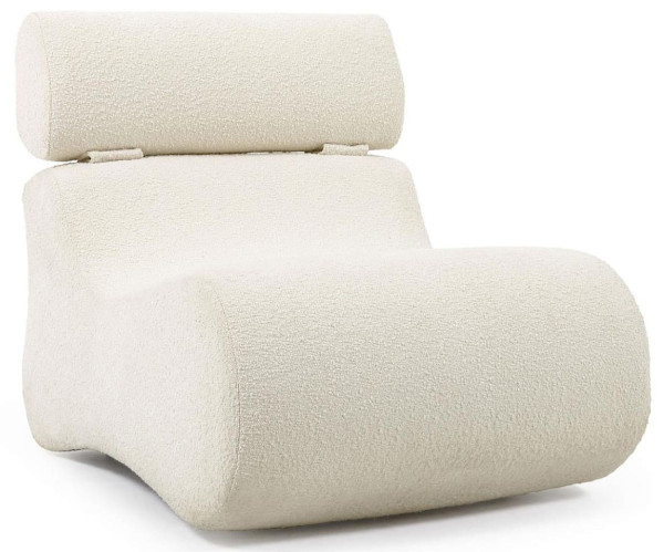 Крісло La Forma Club S442J33 Білий букле-4