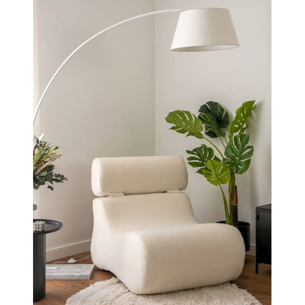 Крісло La Forma Club S442J33 Білий букле-0