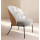 Кресло La Forma EAMY S0900001HE12 Светло-серый/натуральный