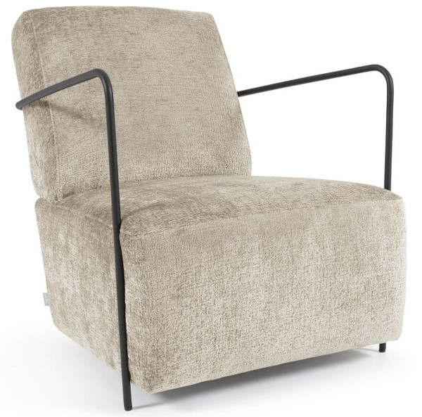 Кресло La Forma GAMER S564BG12 Бежевый плюшевая синель-3