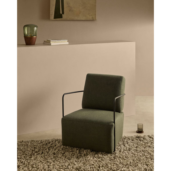 Кресло La Forma GAMER S56410AU19 Зеленый ткань-1