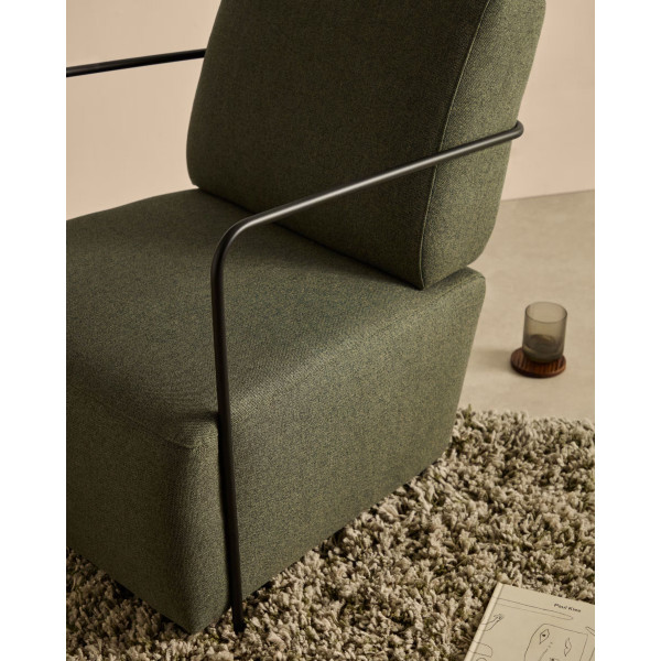 Кресло La Forma GAMER S56410AU19 Зеленый ткань-2