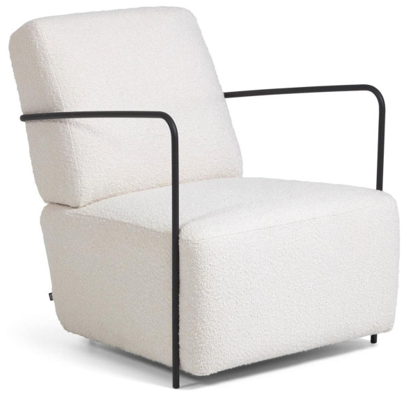 Кресло La Forma Gamer S564J33 Белый букле-3