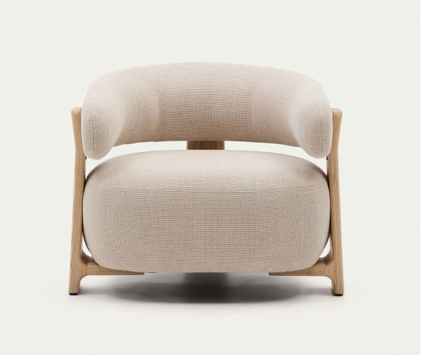 Крісло La Forma Granite S0900075CC12 Бежевий тканина-3