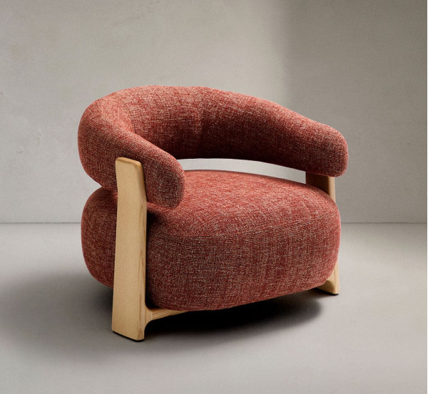 Кресло La Forma Granite S0900075CC86 Терракотовый ткань-0