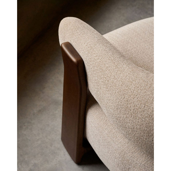 Кресло La Forma Granite S0900076CC12 Бежевый ткань-11