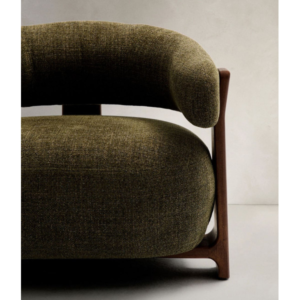 Крісло La Forma Granite S0900076CC19 Зелений тканина-6