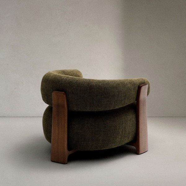 Крісло La Forma Granite S0900076CC19 Зелений тканина-4