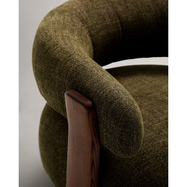 Крісло La Forma Granite S0900076CC19 Зелений тканина-8