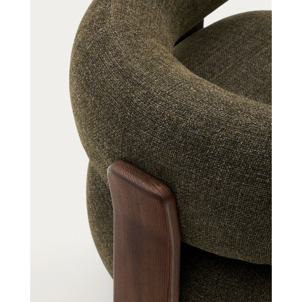 Крісло La Forma Granite S0900076CC19 Зелений тканина-12