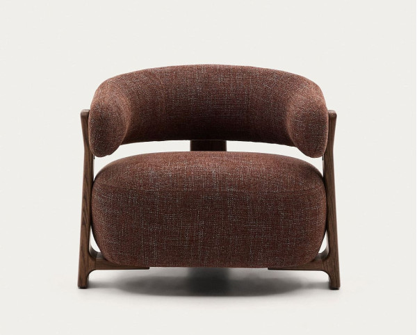 Кресло La Forma Granite S0900076CC34 Коричневый ткань-1