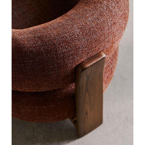 Кресло La Forma Granite S0900076CC34 Коричневый ткань-11