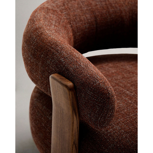 Кресло La Forma Granite S0900076CC34 Коричневый ткань-7