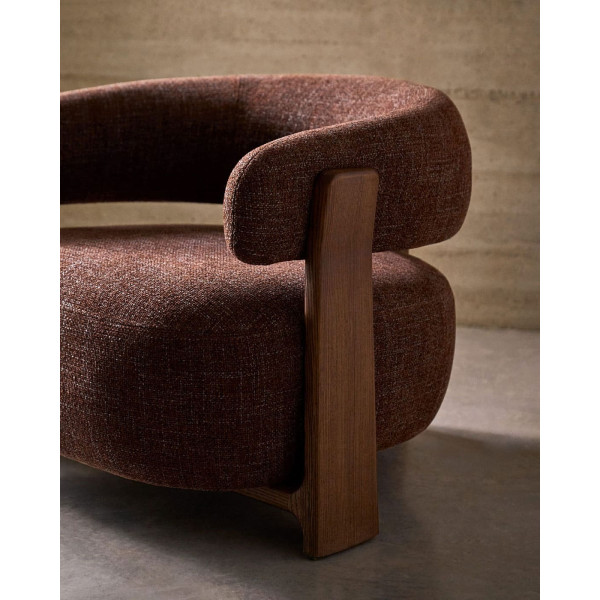 Кресло La Forma Granite S0900076CC34 Коричневый ткань-9