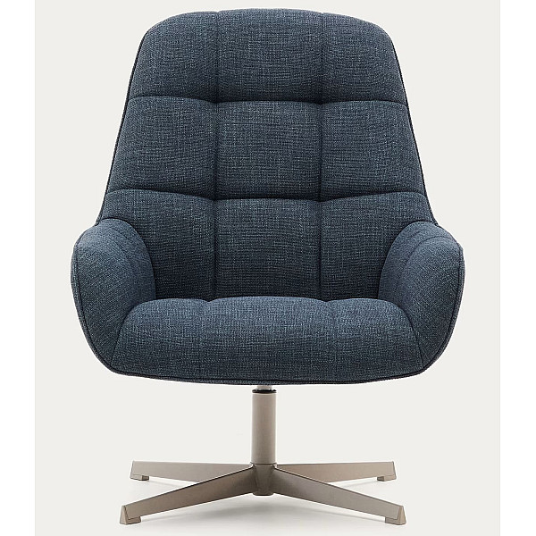 Кресло поворотное La Forma Jaspe S0900094NL25 Синий ткань-3