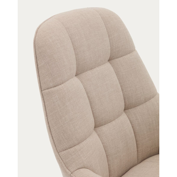 Кресло поворотное La Forma Jaspe S0900094NL85 Бежевый ткань-9