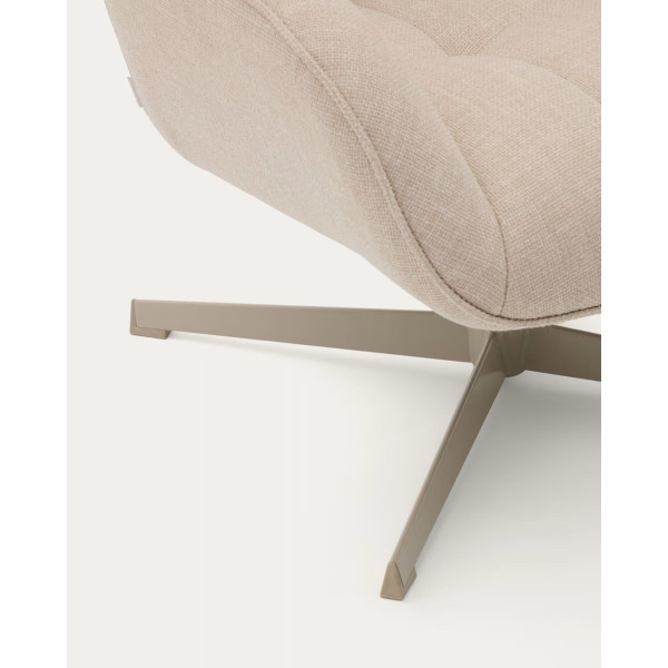 Кресло поворотное La Forma Jaspe S0900094NL85 Бежевый ткань-10