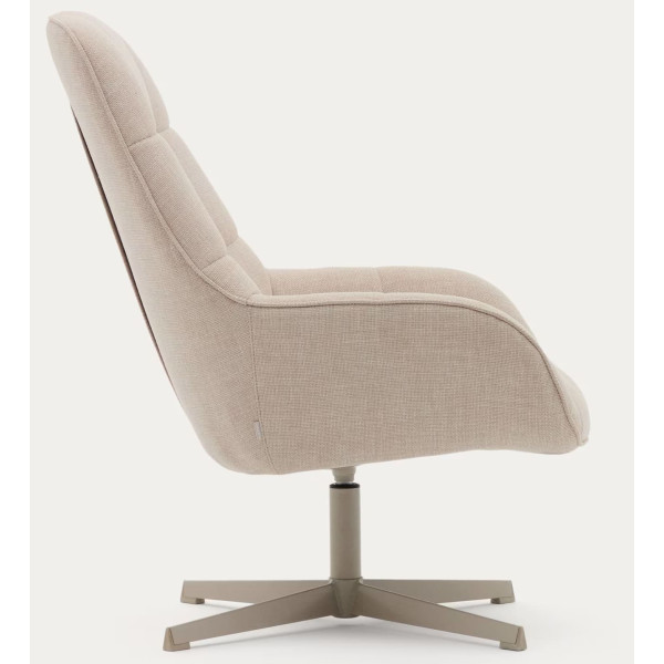 Кресло поворотное La Forma Jaspe S0900094NL85 Бежевый ткань-5