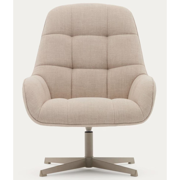 Кресло поворотное La Forma Jaspe S0900094NL85 Бежевый ткань-4