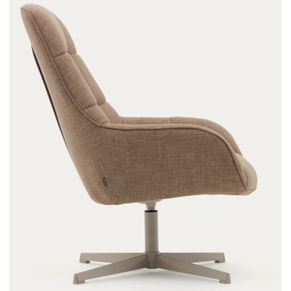 Крісло поворотне La Forma Jaspe S0900094NL87 Світло-коричневий тканина-5