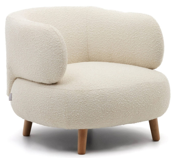 Крісло La Forma LUISA S812_10_J33 Білий букле-2