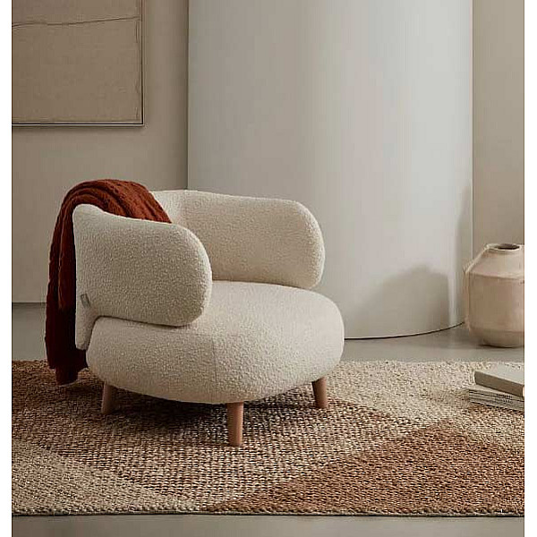 Крісло La Forma LUISA S812_10_J33 Білий букле-0