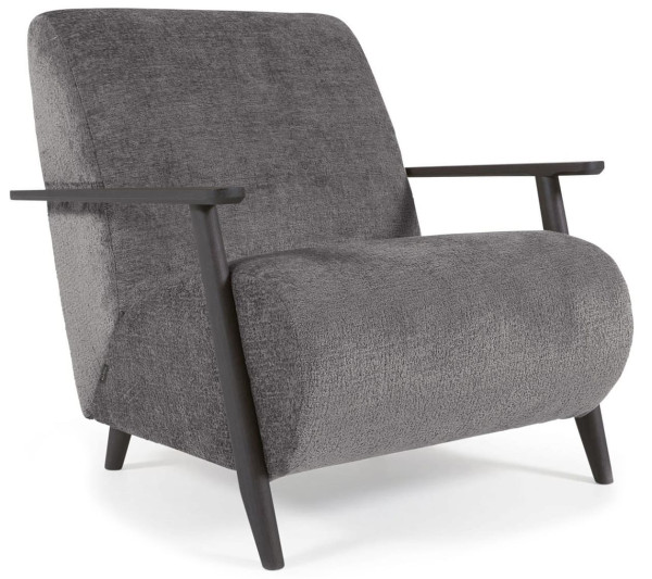 Кресло La Forma MARTHAN S517BG15 Серый плюшевая синель-3