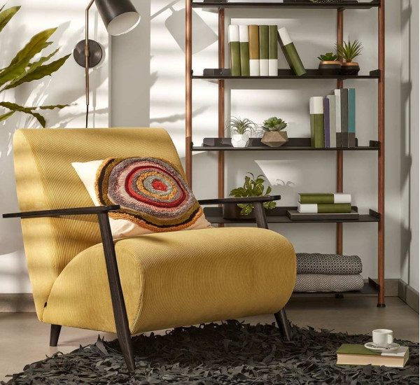 Крісло La Forma MARTHAN Гірчичний S517PN81-0