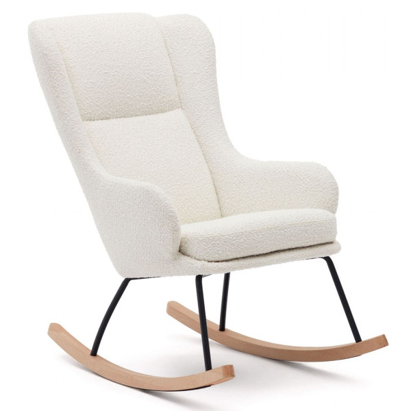Кресло-качалка La Forma MAUSTIN S0900014JJ05 Белый букле-2