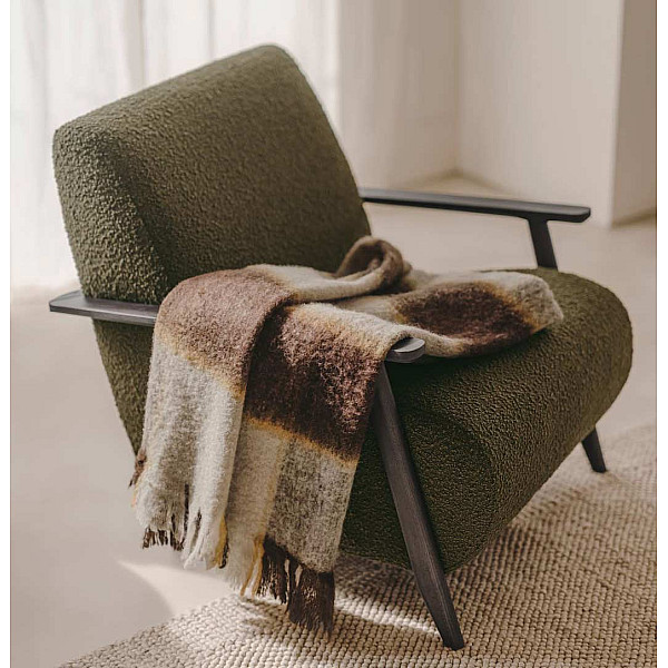 Кресло La Forma MEGHAN S517J19 Зеленый букле-0