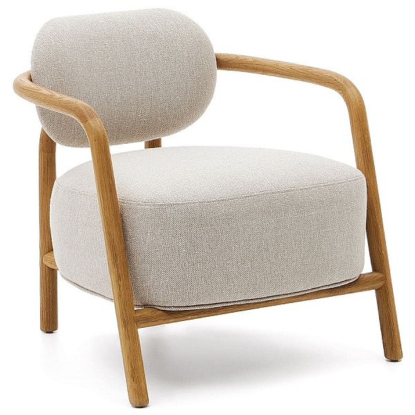 Крісло La Forma MELQUI S0900039JJ12 Бежевий тканина-2