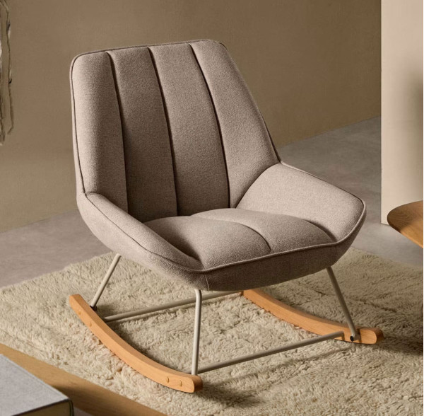 Крісло-гойдалка La Forma Marlina S0900086JJ11 Бежевий-0