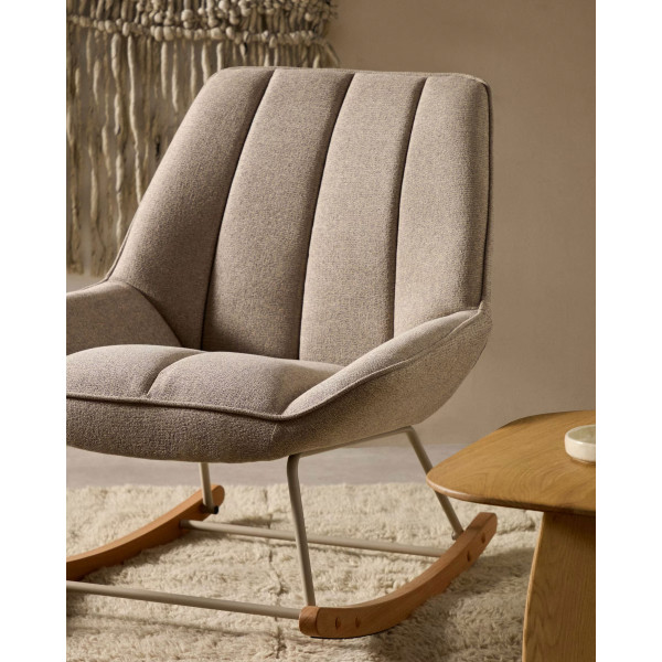 Крісло-гойдалка La Forma Marlina S0900086JJ11 Бежевий-2