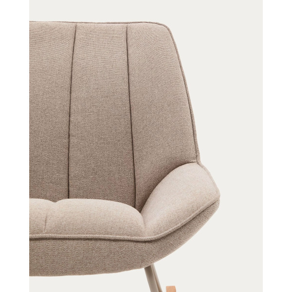 Крісло-гойдалка La Forma Marlina S0900086JJ11 Бежевий-7