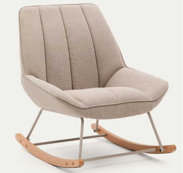 Крісло-гойдалка La Forma Marlina S0900086JJ11 Бежевий-3