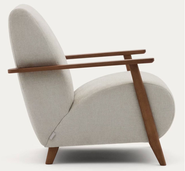 Крісло La Forma Meghan S51612TB12 Перламутровий-4