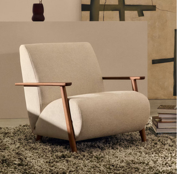 Крісло La Forma Meghan S51612TB12 Перламутровий-0